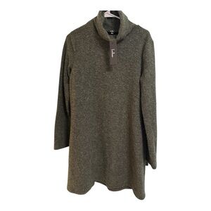 Lulu's Heather Gray Long Sleeve Dress